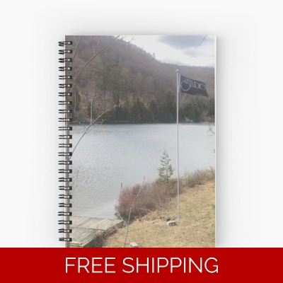 Le Studio Spiral Notebook Lake Perry October 2020 Flag